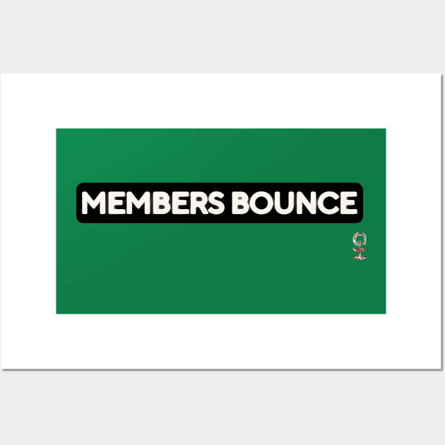 Members Bounce : Hipster Golf Wall Art by Kitta’s Shop